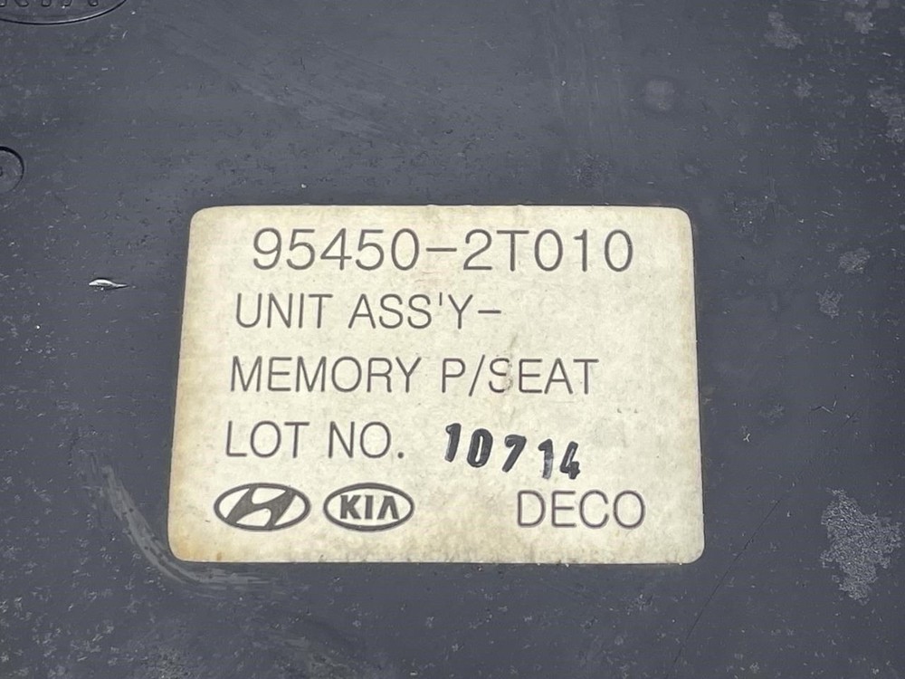 2011 2013 KIA OPTIMA SEAT MEMORY CONTROL MODULE OEM+