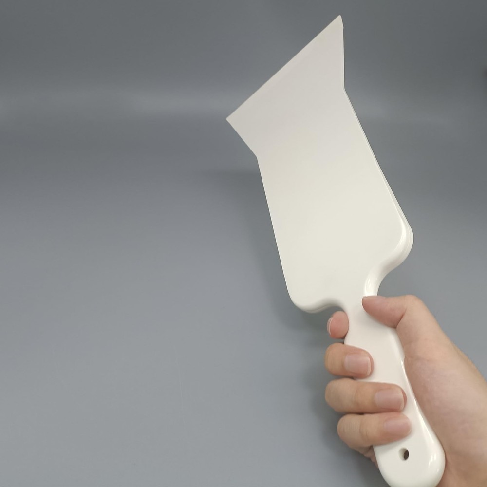 GWEITOOL Window Tint Tools Plastic Squeegee Long Handle Large, White
