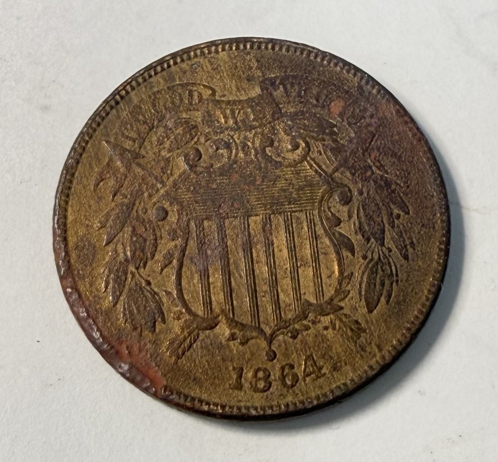 1864 Two Cent Piece