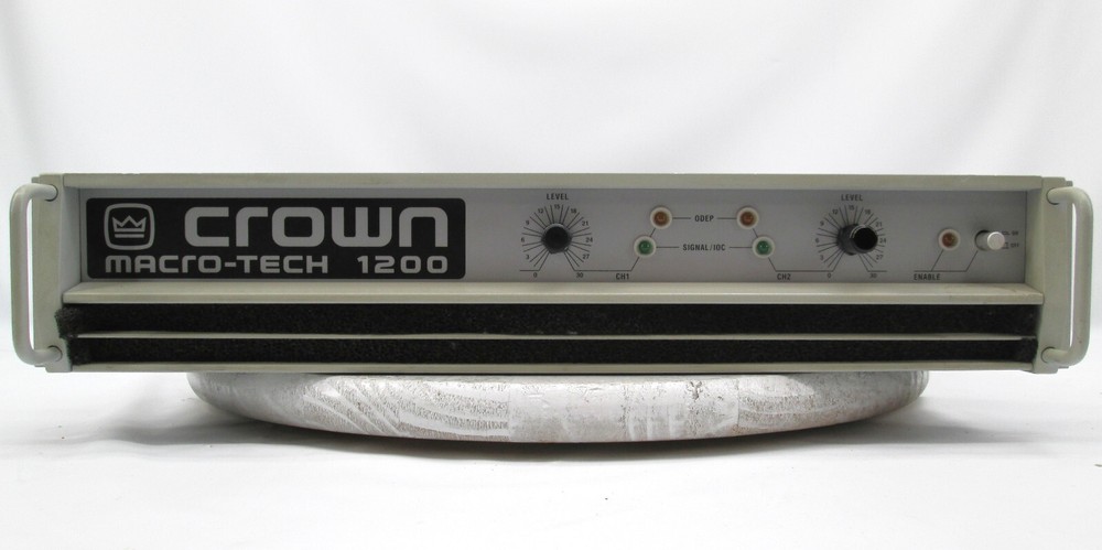 Crown Macro-Tech 1200 Two-Channel Power Amplifier #532