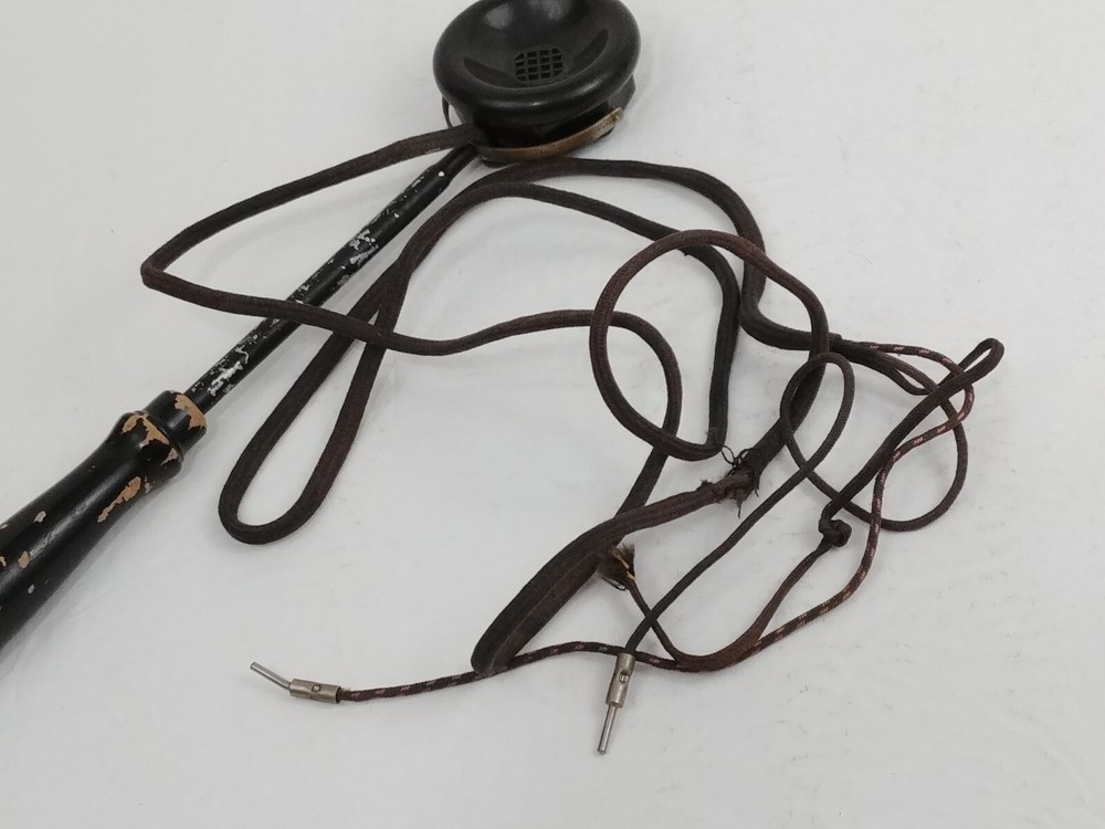 Vintage Brush Telescoping Microphone UNTESTED Electronics Development Black Rod