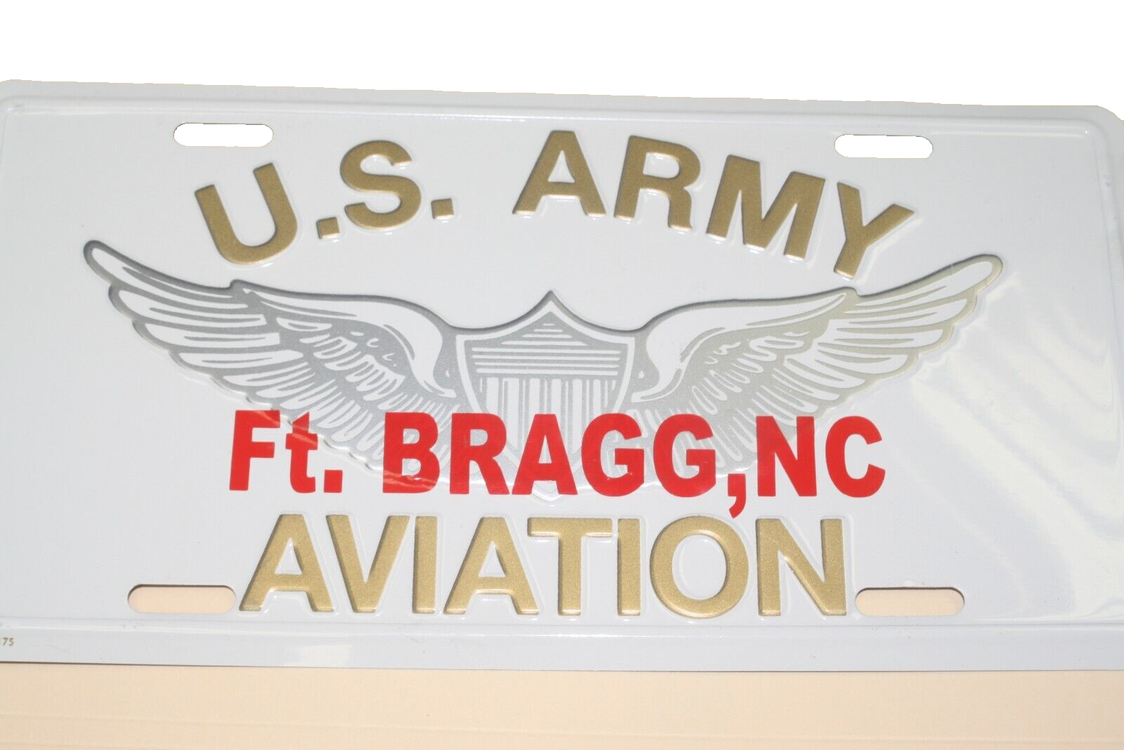 License Plate, US Army Aviation-Ft. Bragg-NEW-60005LP