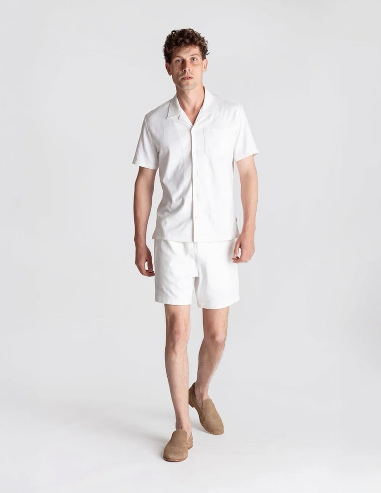 Birddogs Tech Linen Shorts Size Medium $75 MSRP White