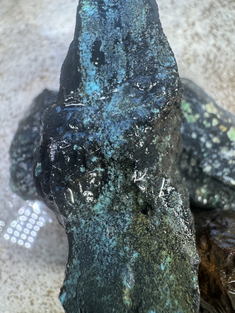Natural Hubei turquoise nuggets