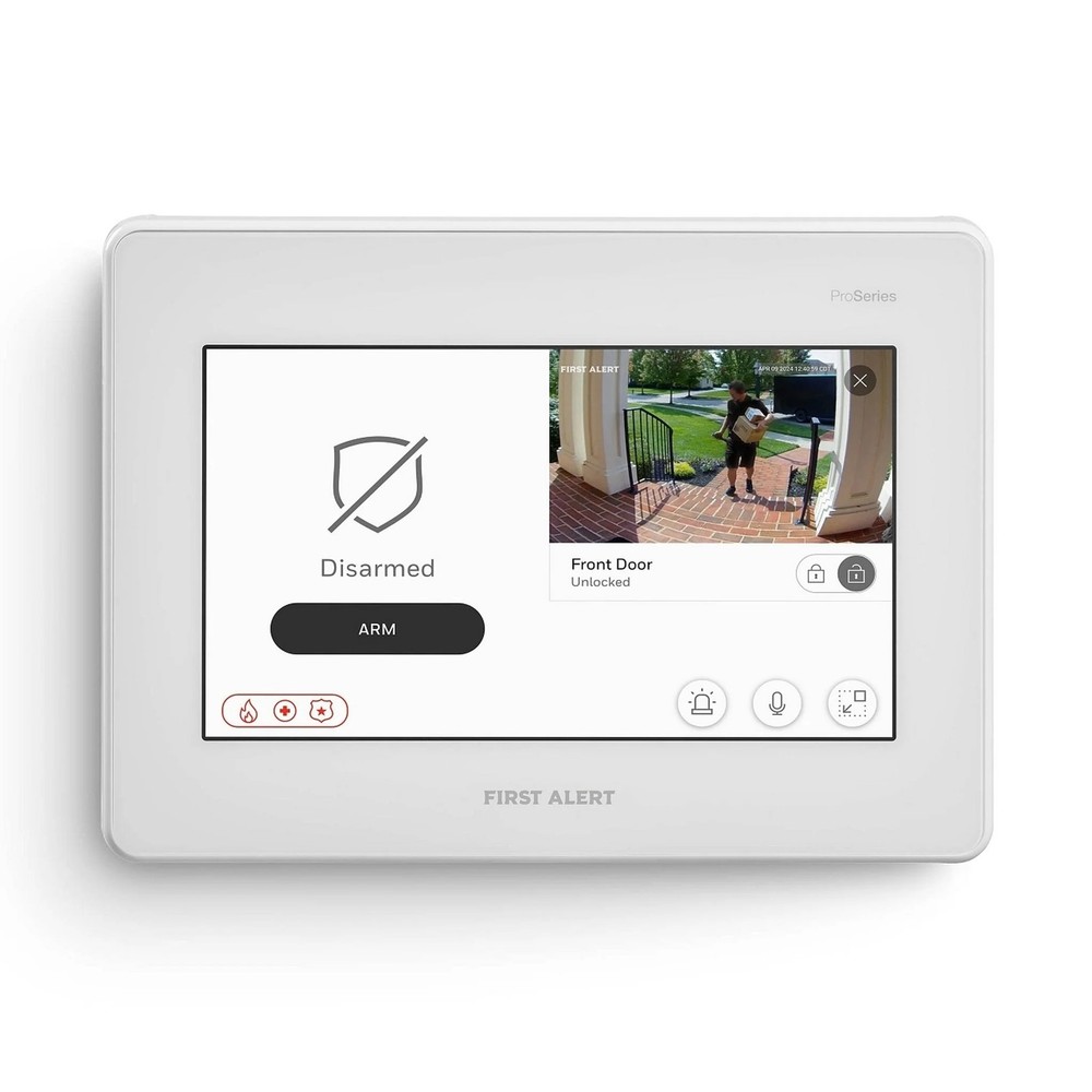 First Alert PROA7-FA All-in-One Touchscreen Security Panel