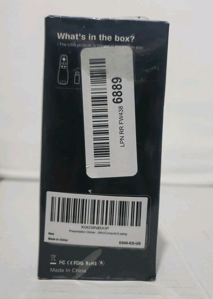 Wireless Presenter Presentation Clicker with Red Laser Pointer