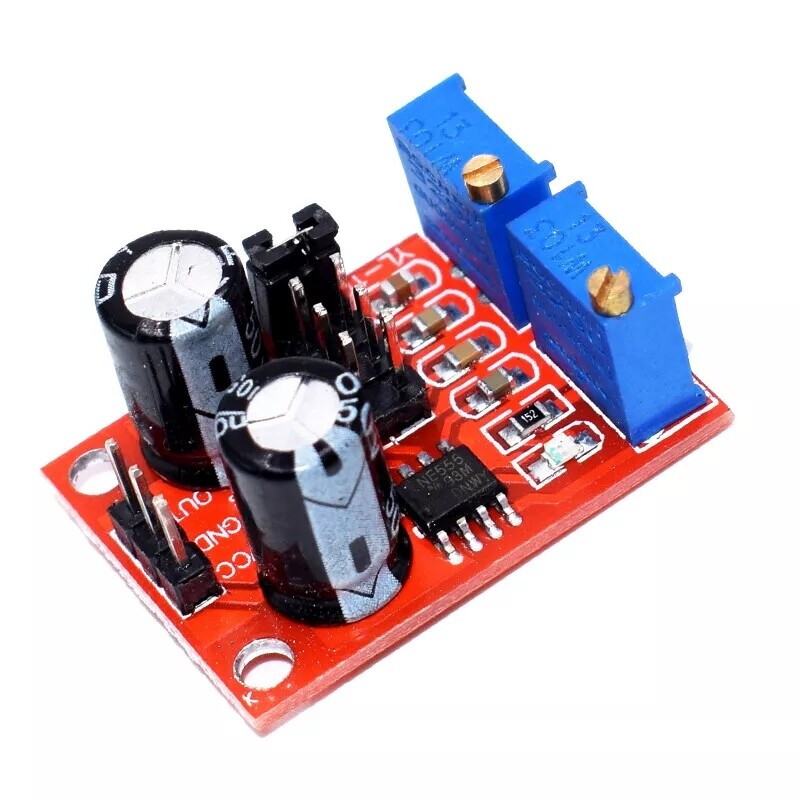 4Pc NE555 Duty Cycle Pulse Frequency Adjustable Square Wave Generator Module USA