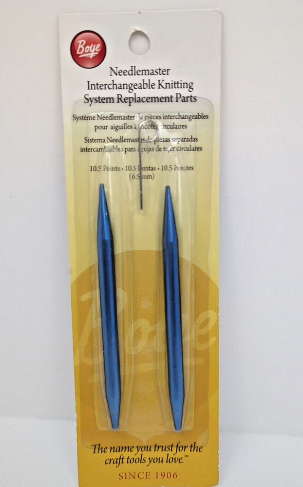 Boye Needlemaster Interchangeable Replacement US 10.5 Points 6.5 mm Knitting