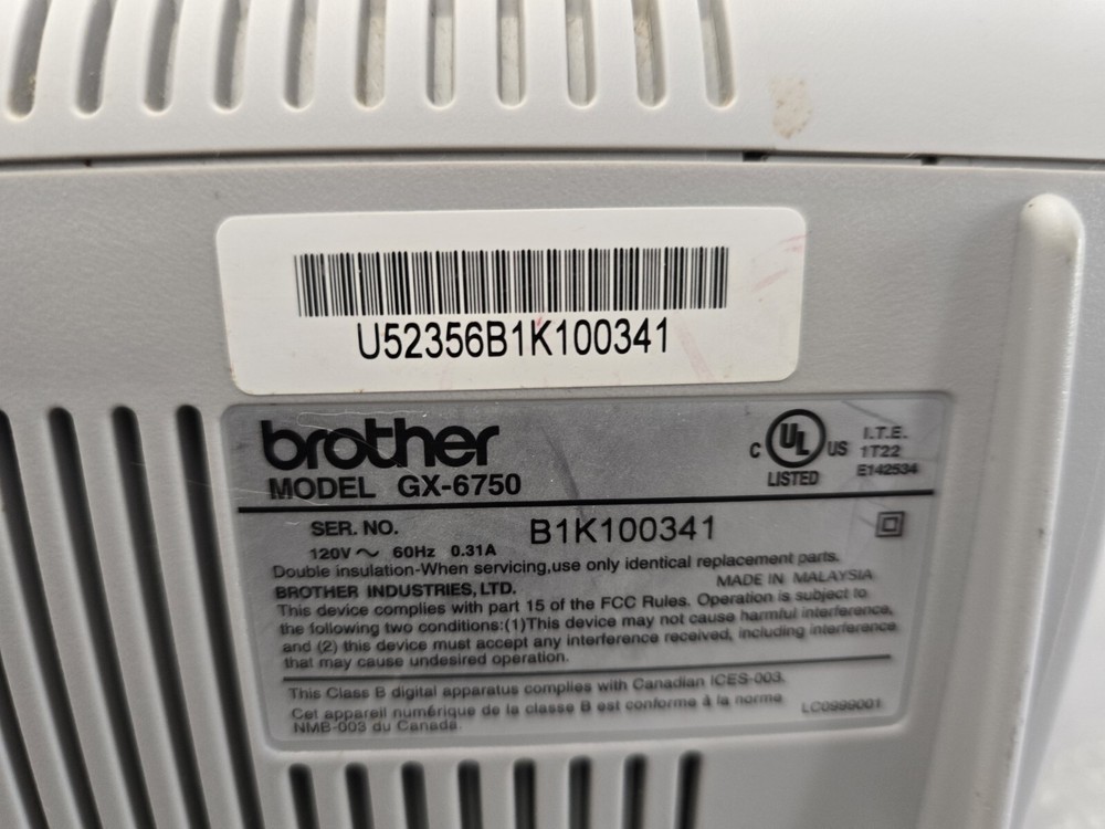 Brother GX-6750 Correctronic Electronic Typewriter