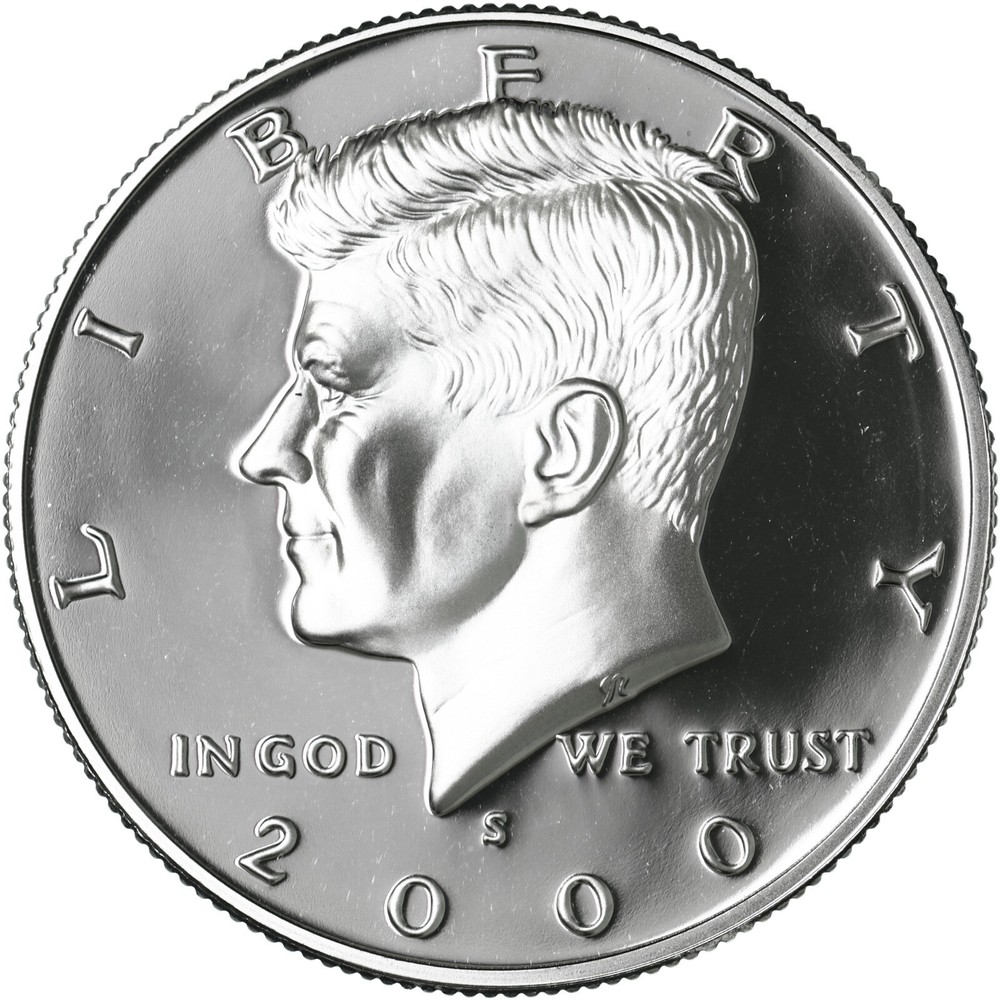 2000 S Kennedy Half Dollar Gem DCam Proof CN-Clad