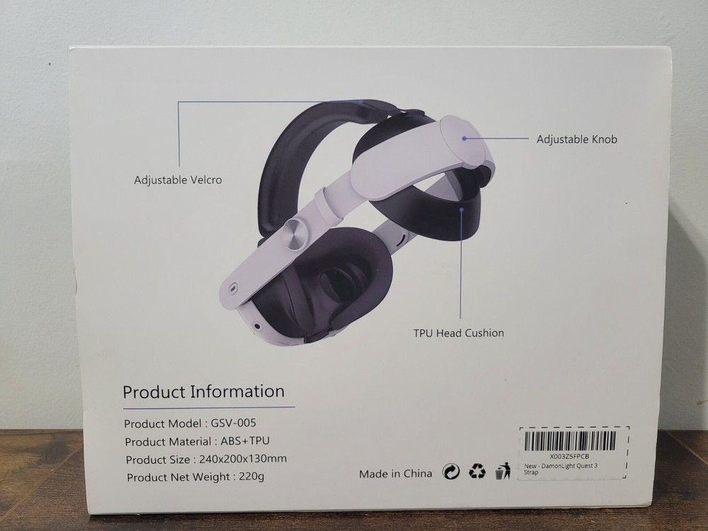 Rotating Head Strap for Meta Quest 3 VR Headset - New In Box