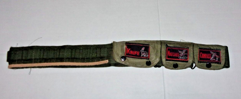 NESCO DELUXE SHELL BELT 3 POCKETS NEW IN PACKAGE H24S