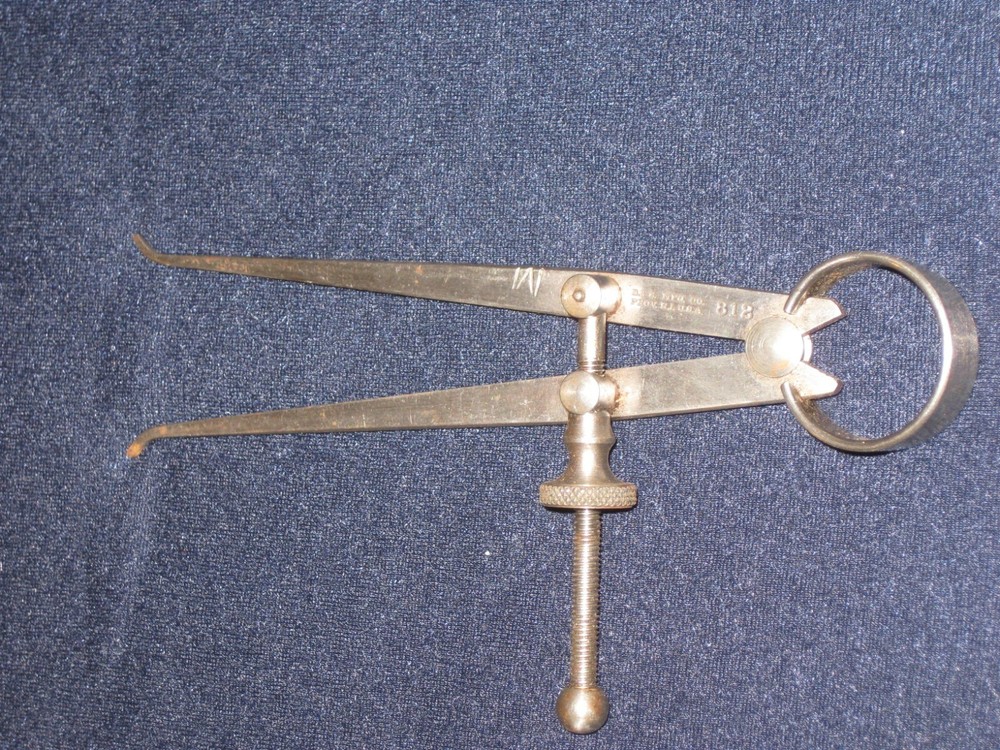 BROWN & SHARPE 812 4" INSIDE CALIPERS NICE!