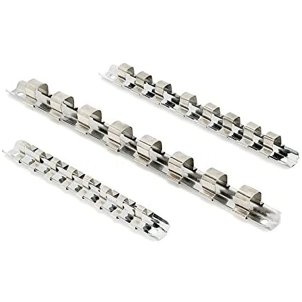 Socket Rails Organizer Socket Organizer Tray, Carbon Steel 8 Socket Rack Stor...