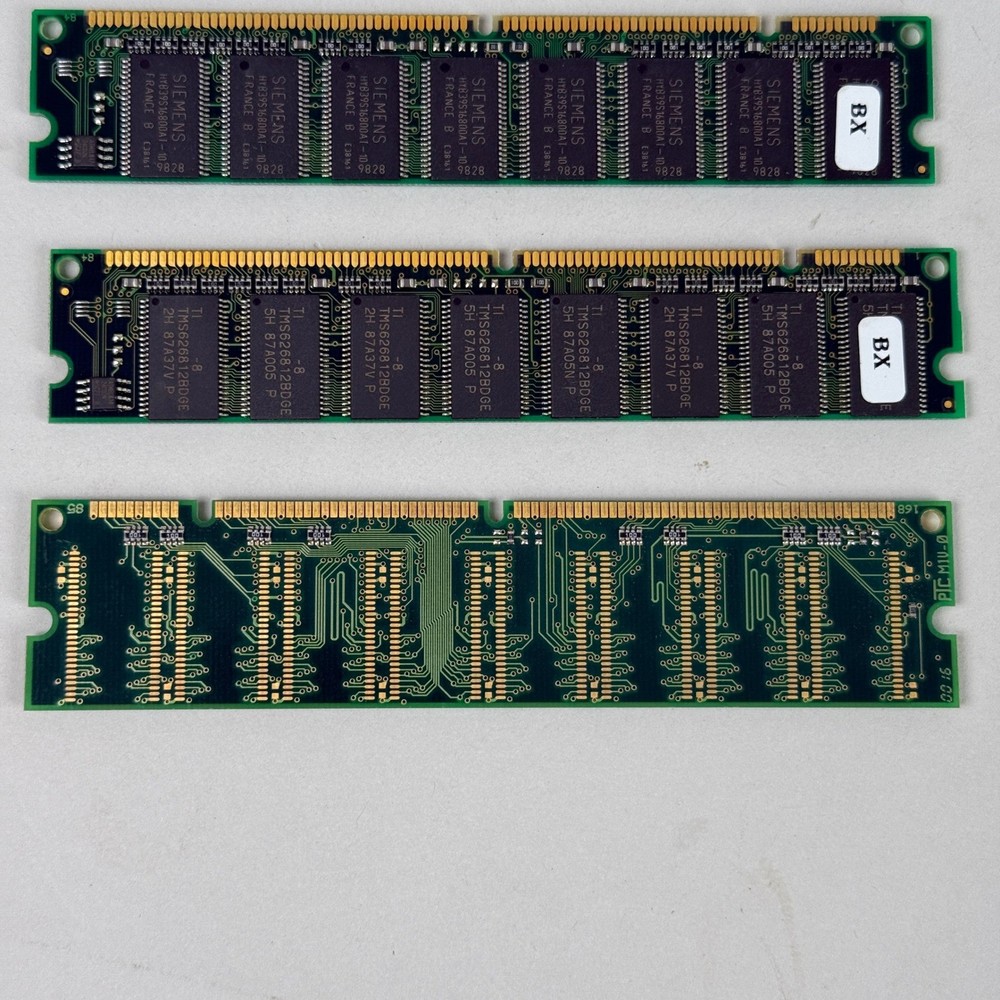PC100 SDRAM 64MB Memory RAM Sticks Set of 3