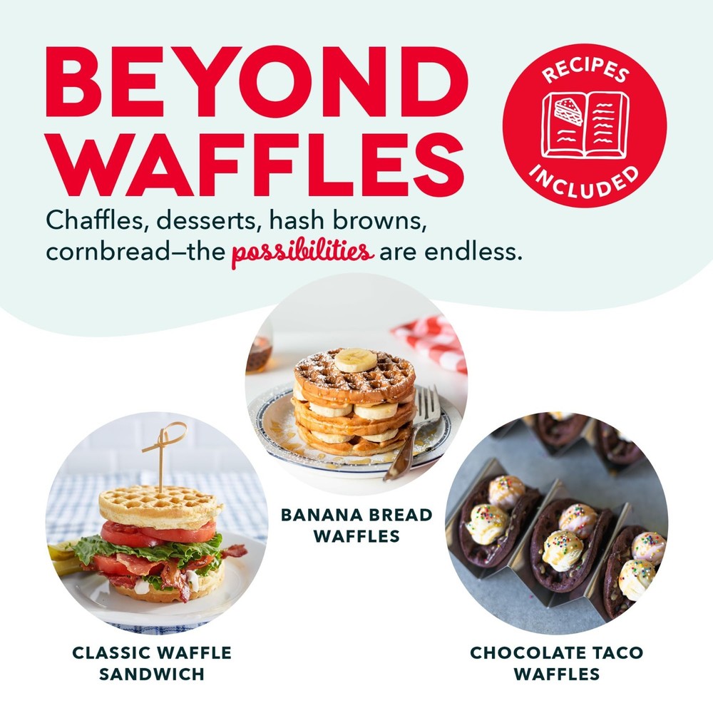 Dash Mini Waffle Maker Compact Electric Nonstick Iron Aqua
