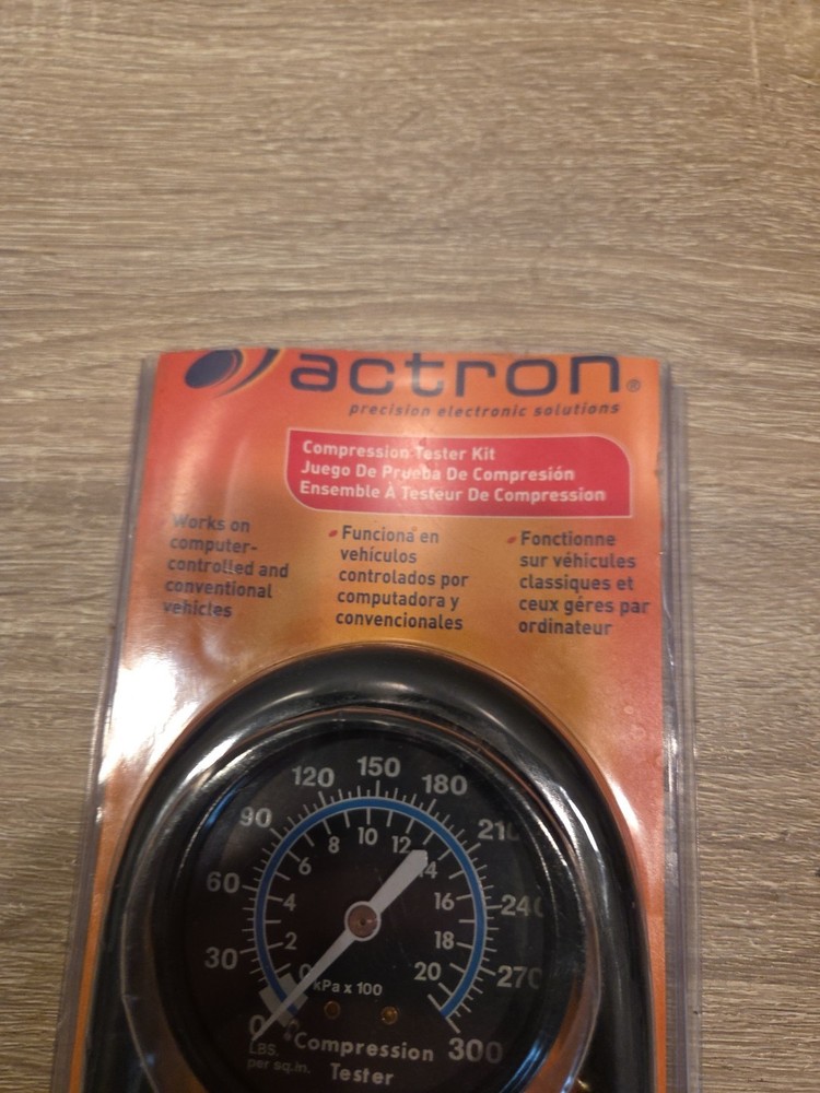 Actron Compression Tester Kit CP7827 0–300 PSI New Open Box