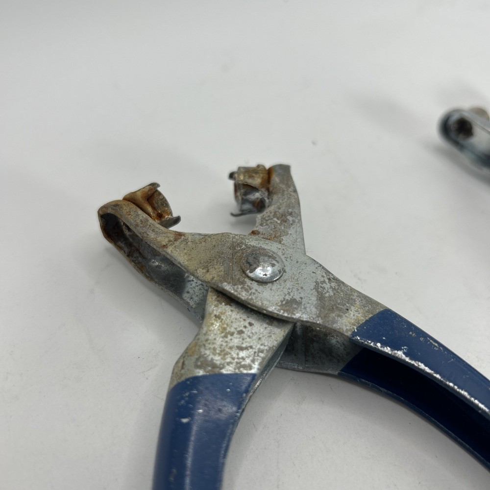 Vintage Eyelet Attaching Tools And Eyelets