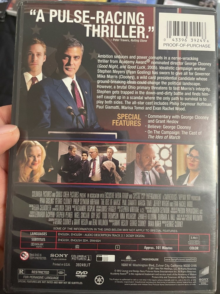 The Ides of March DVD