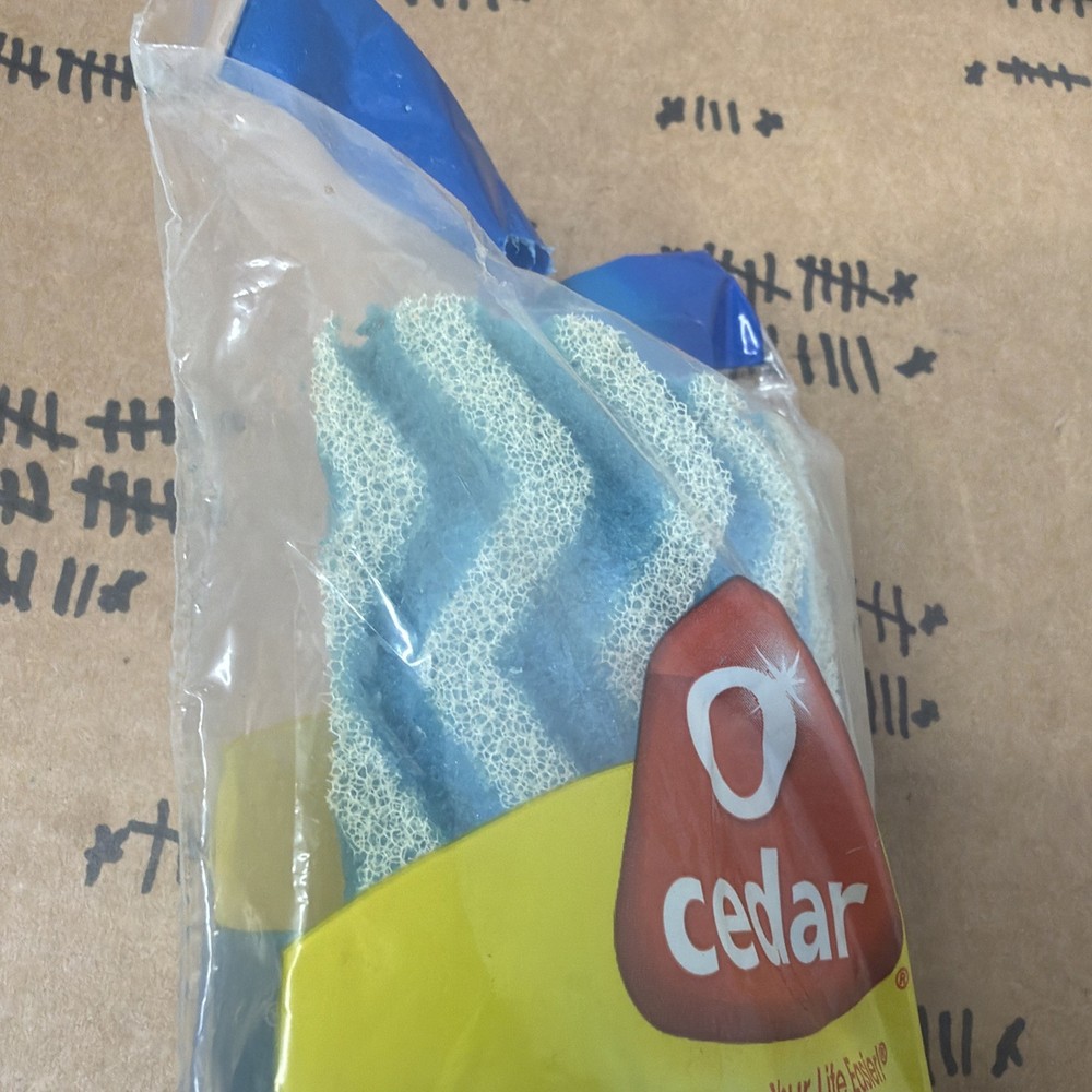 New FLAW O Cedar Pro Scrub Roller Mop Refill Wave Sponge Head Replacement