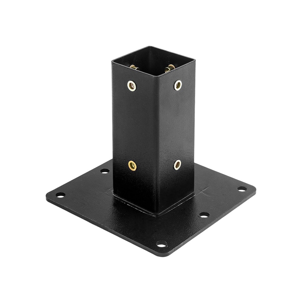Mailbox Post with Post Base Mailbox Mounting Post Mailbox Post for Outside Black