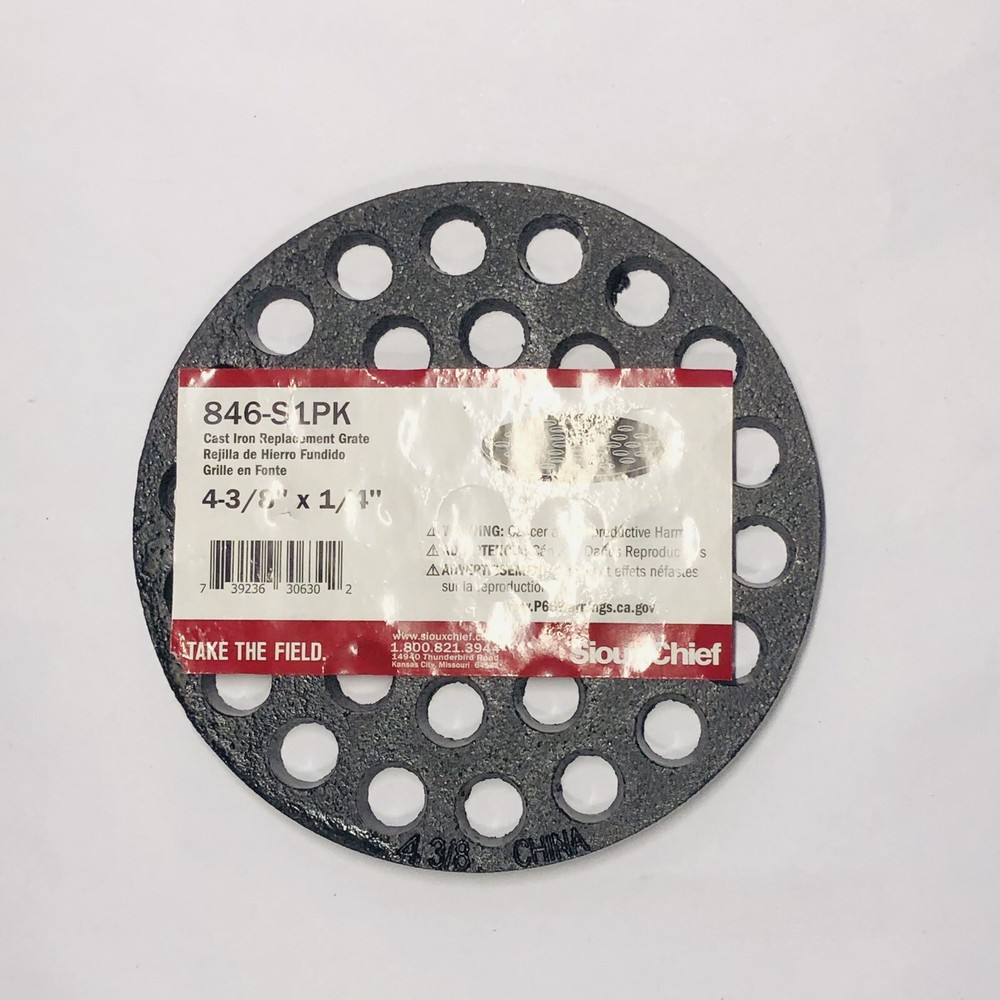 SIOUX CHED 846-S1PK CAST IRON REPLACEMENT GRATE