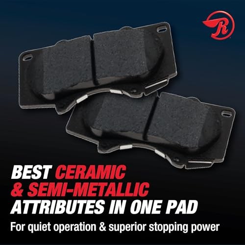 Element3 Automotive Replacement Rear Brake Pad Set for Select 2005-2012