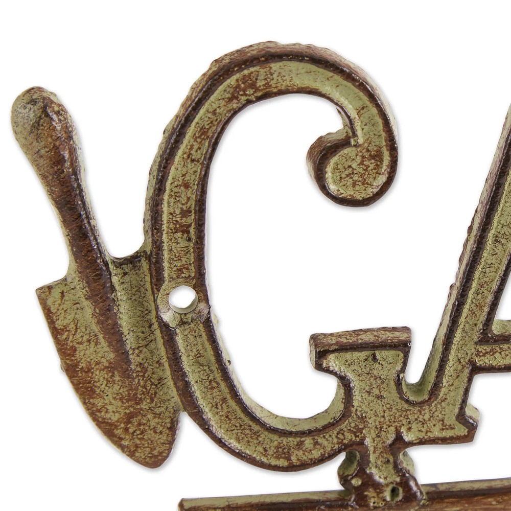 cast Iron Garden Sign Decorative Wall Hook