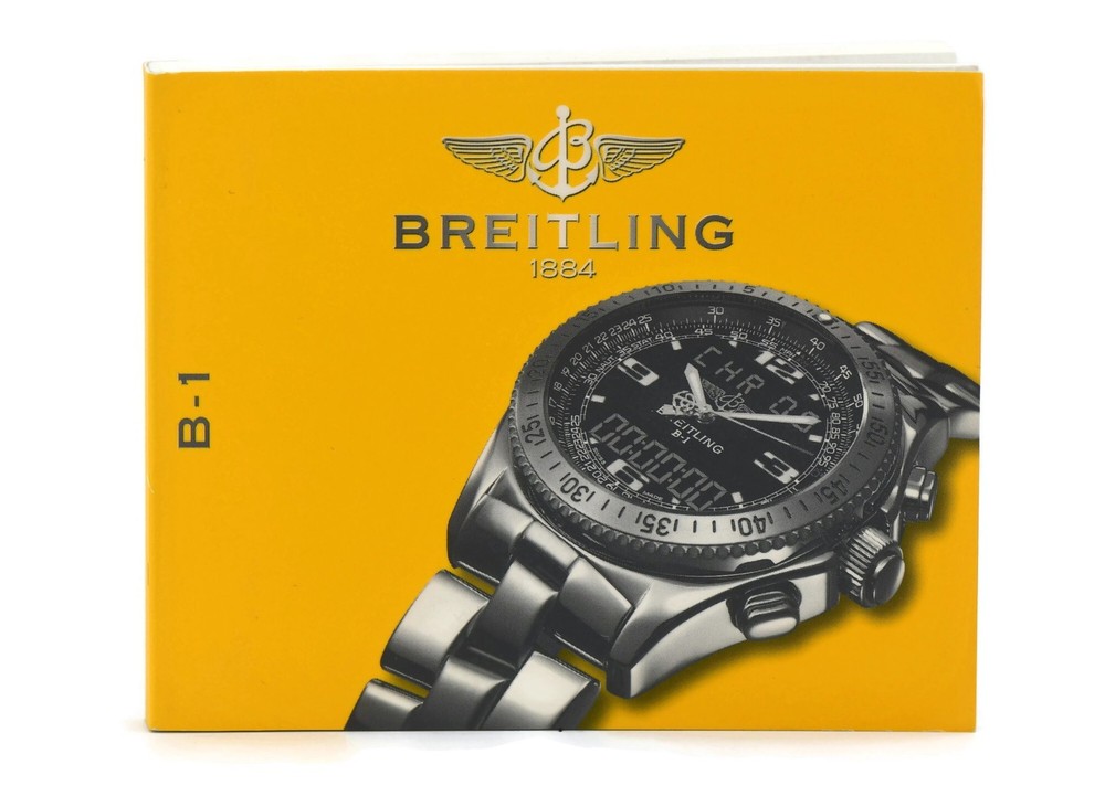 Breitling B-1 Booklet Manual