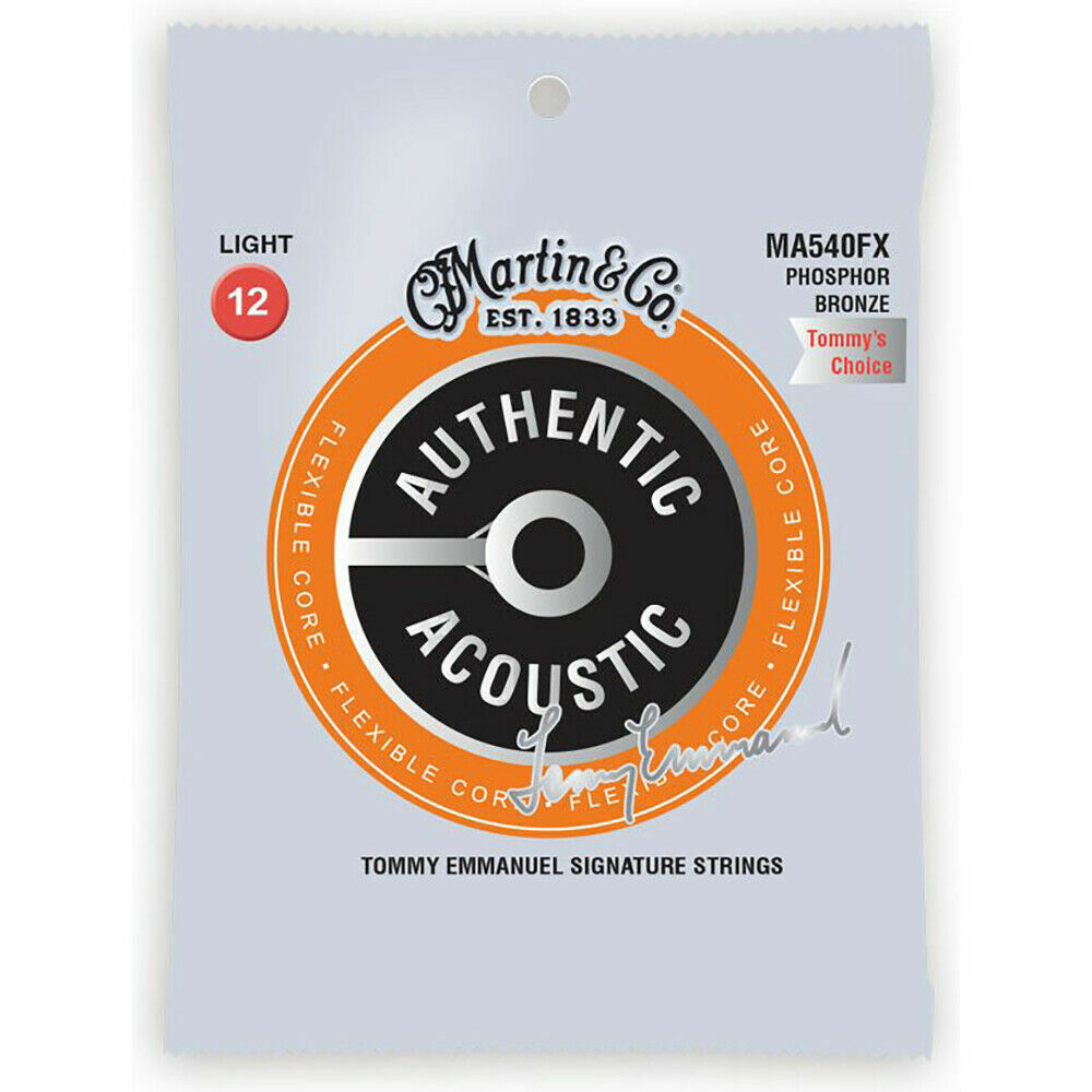 MARTIN MA540FX AUTHENTIC ACOUSTIC FLEXIBLE CORE LIGHT TOMMY EMMANUEL