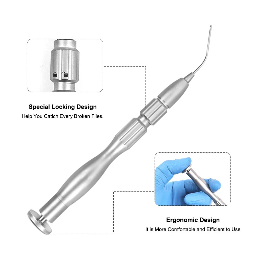 Dental Root Canal File Extractor Endo Broken Files Removal System Holder Tools