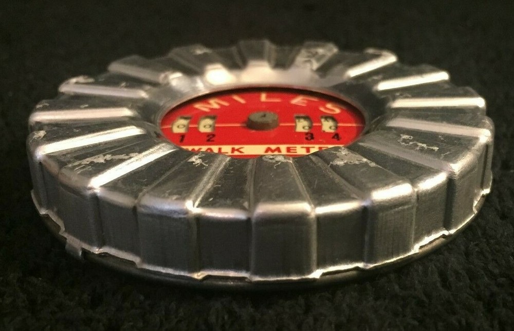 Vintage Miles Walk-A-Matic Manual Pedometer