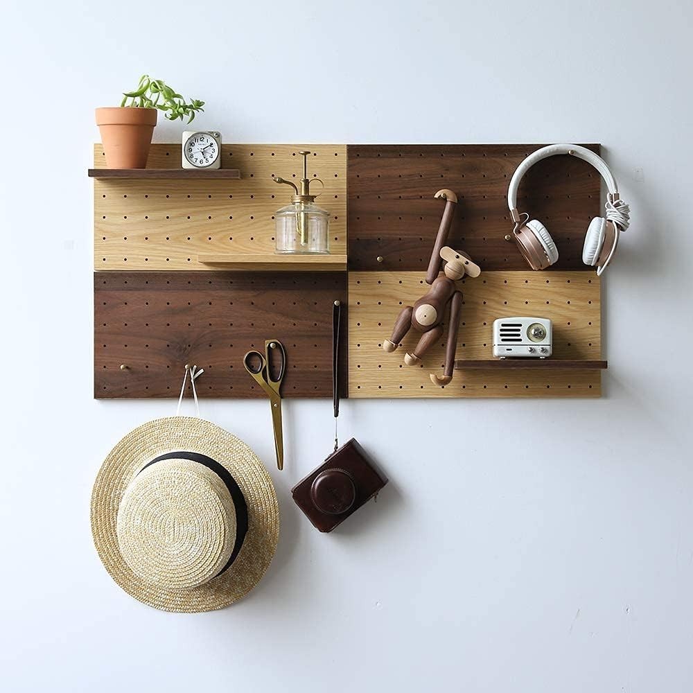 Customizable Modular Pegboard Organizer - Perfect for Home Decor & Crafting