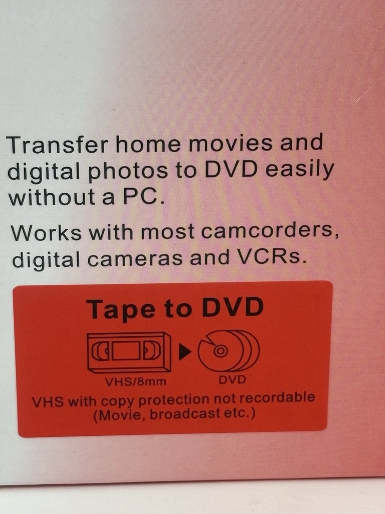 PROTIS Multi-function Media Recorder PT1190 DVD Recorder / Player HDMI USB. NEW