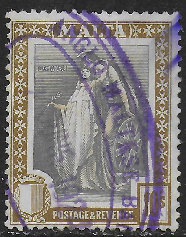 Malta stamps 1922 SG 138 CANC VF
