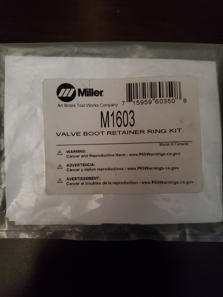 Miller M1603 Valve Boot Retainer Ring Kit Qty.1