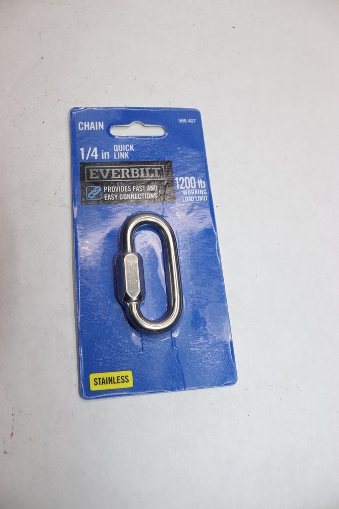 Everbilt Quick Link Stainless Steel 1/4 566407
