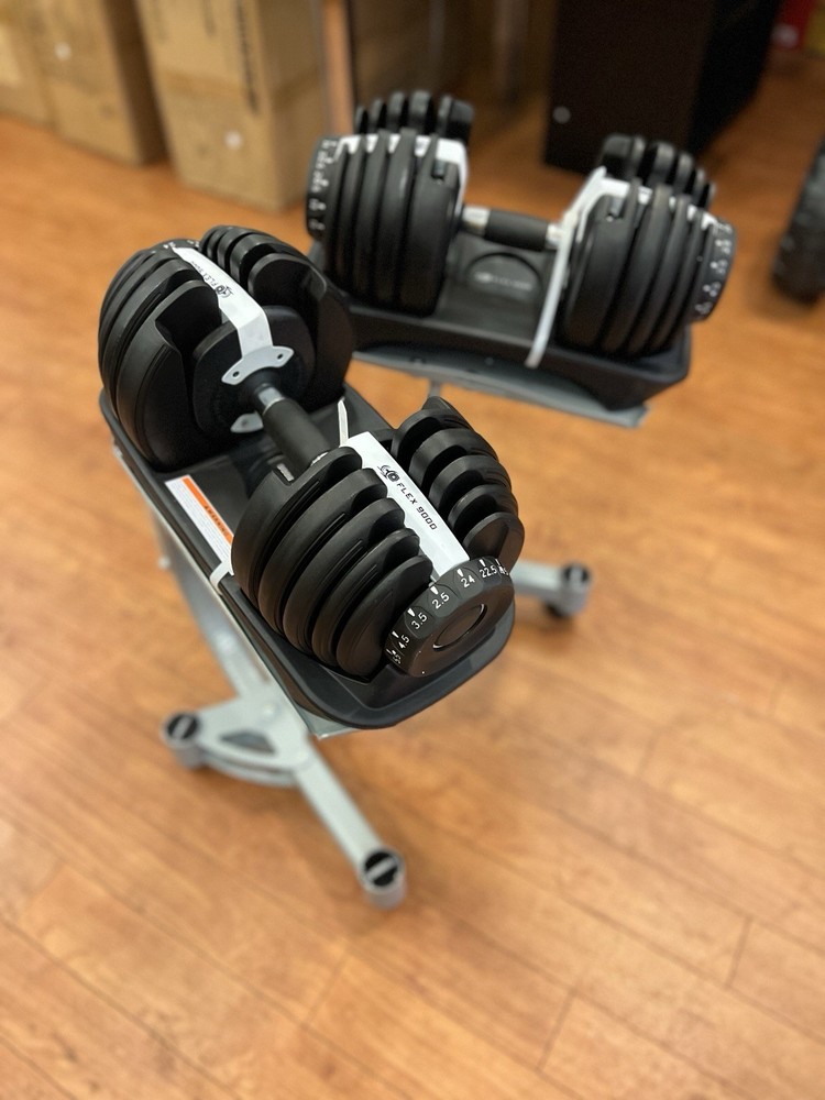 Adjustable Dumbbell 5-52.5 LBS Set With Dumbbell Rack