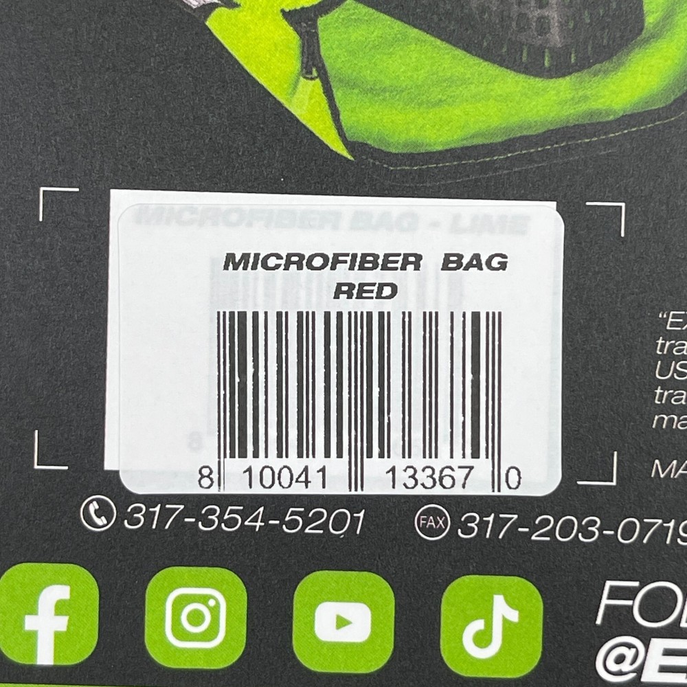 NEW Exalt Multipurpose Microfiber Bag - Red