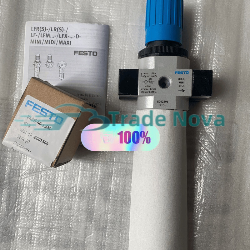 1PC Original FESTO LFR-3/8-D-MINI-MPA 8002296 Pressure reducing valve