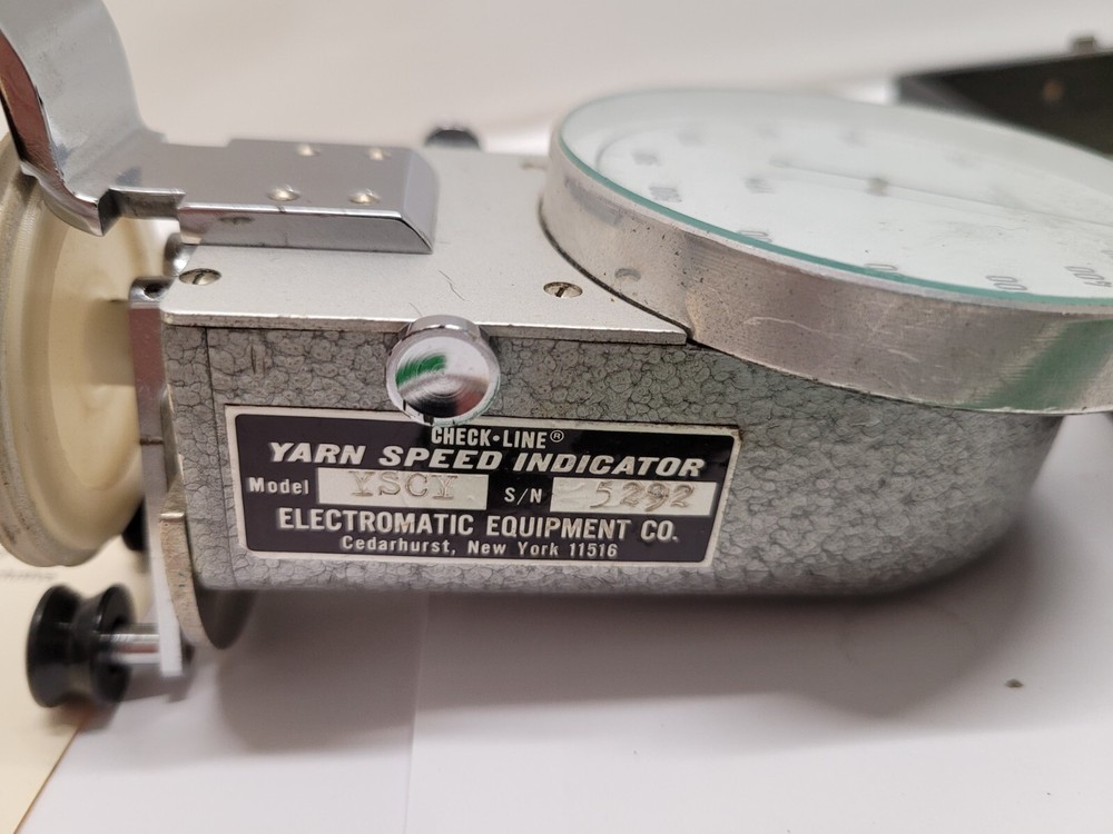 Check-Line Yarn Speed Indicator w/ Manual and Case WORKS