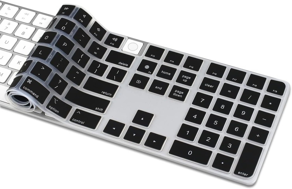 Silicone Keyboard Cover for Magic Keyboard 2023 Black