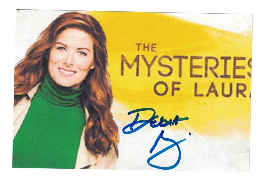 Debra Messing Signed Autographed 4x6 Photo Actress