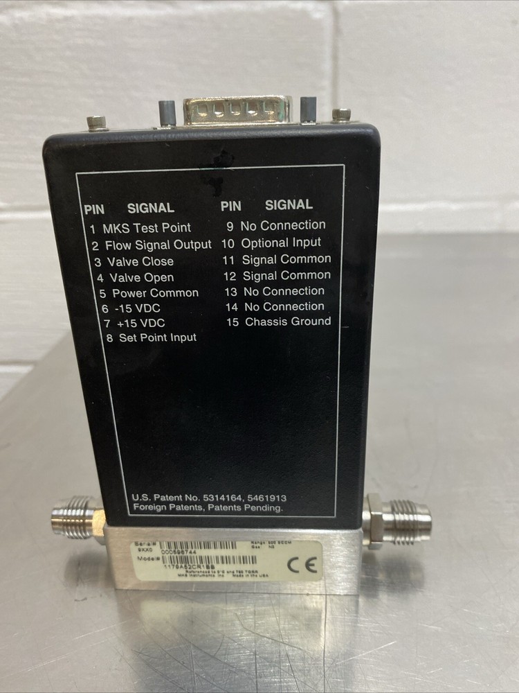 MKS Mass-Flo Controller 1179A52CR1BB