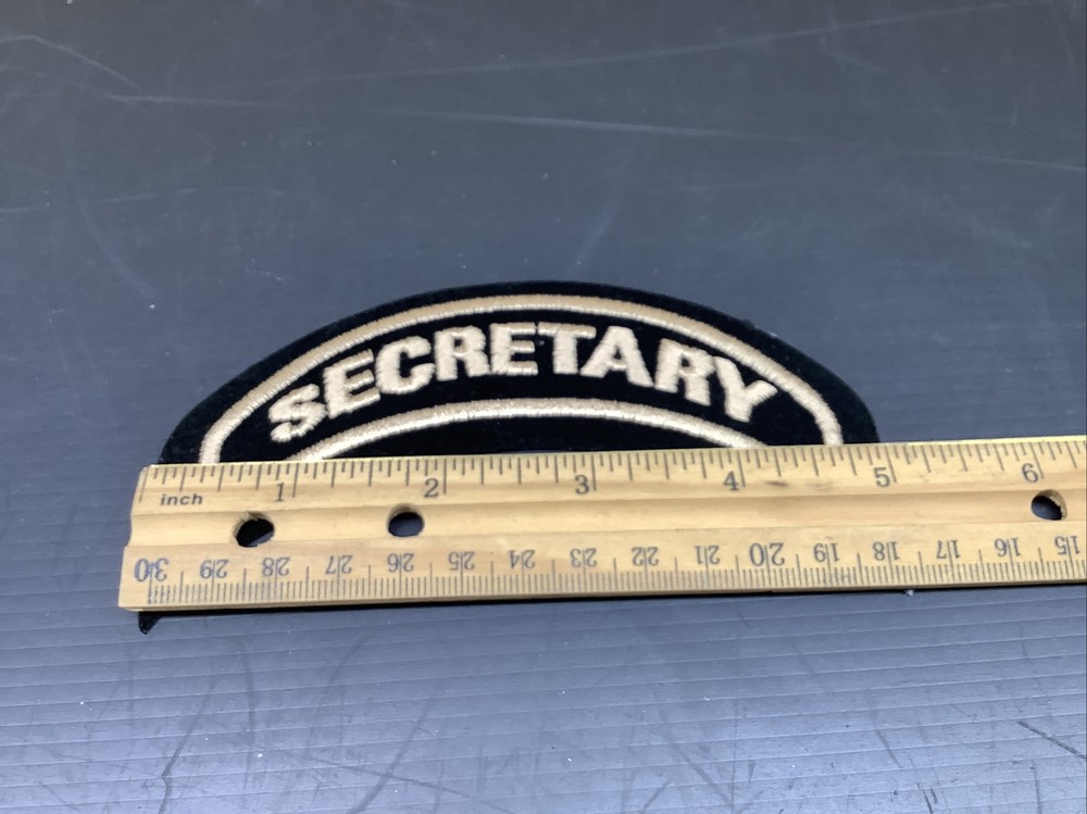 HARLEY DAVIDSON HARLEY OWNERS GROUP Secretary PATCH