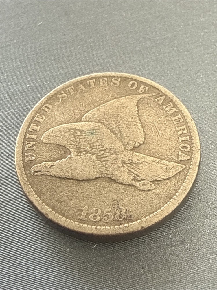 1858 Flying Eagle Cent.