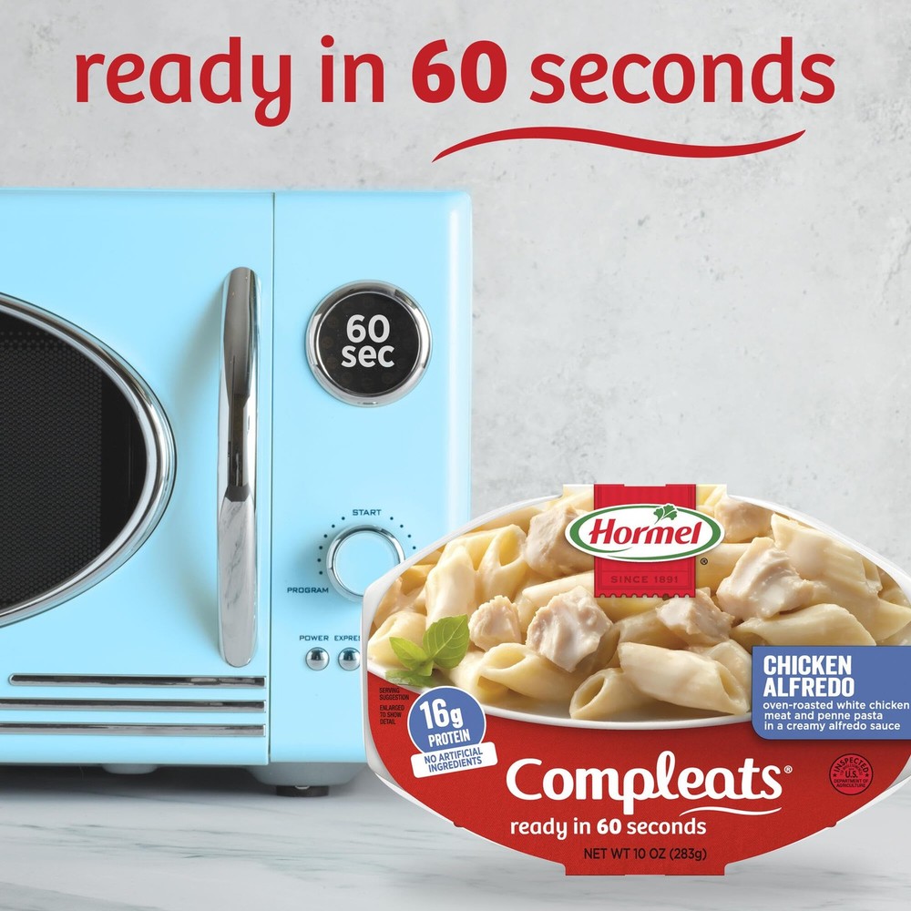 Chicken Alfredo Microwave Tray, 10 oz. (6 Pack)