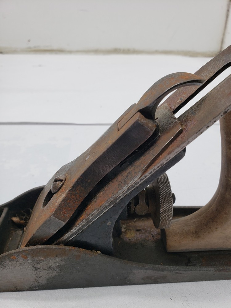 Vintage No. 3 Bench Plane Bailey Pattern Woodworking Tool Complete Iron