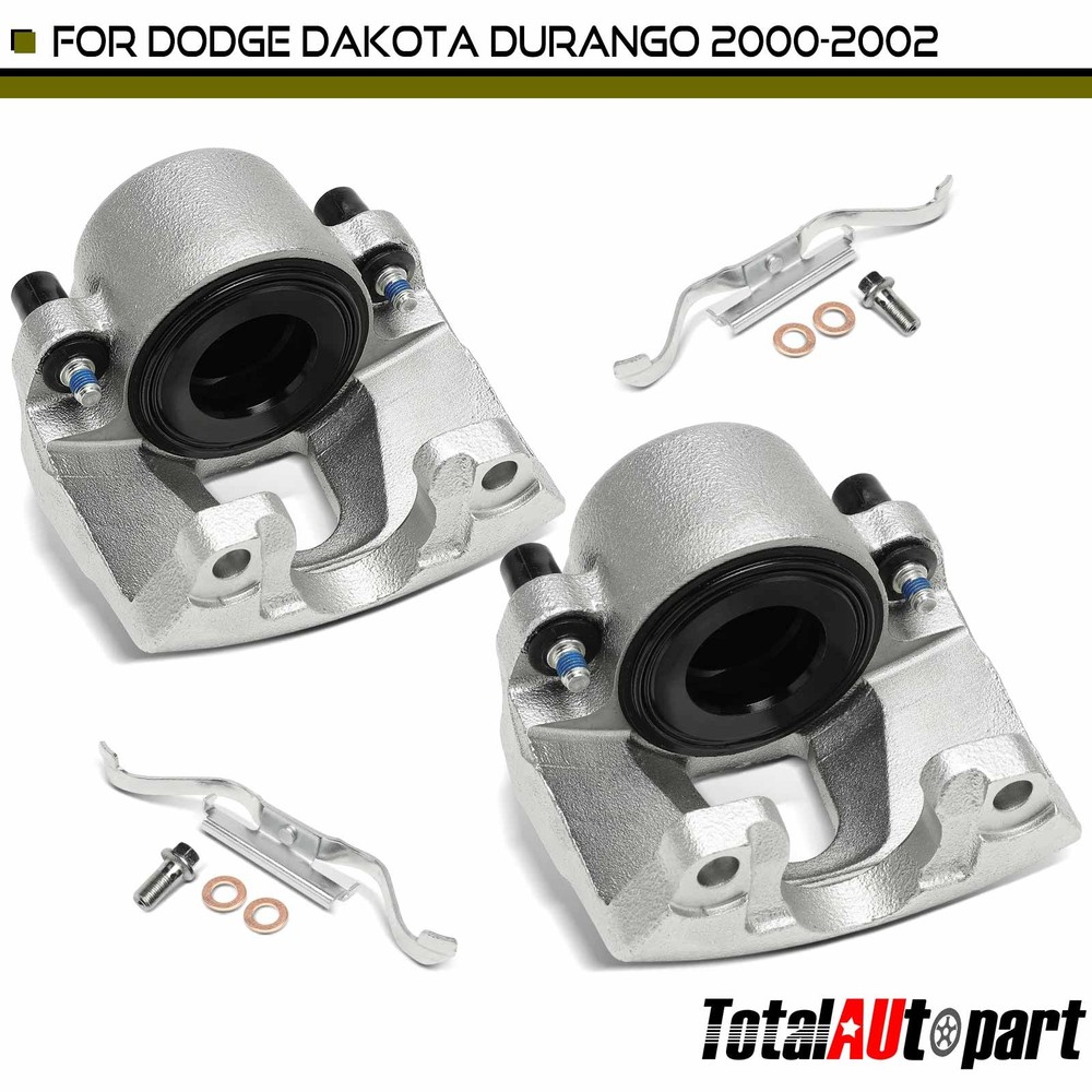 2x Brake Caliper for Dodge Dakota Durango 2000 2001 2002 Front Left & Right Side