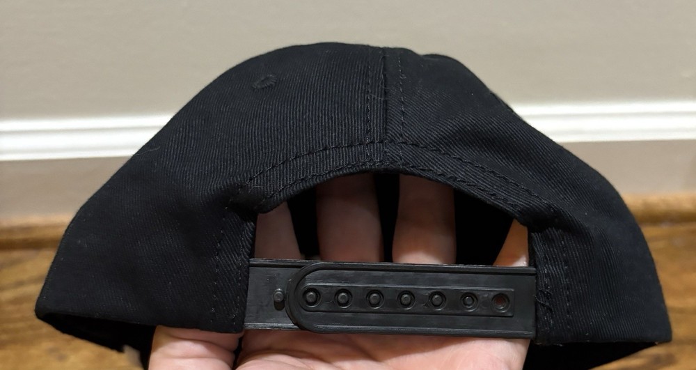 LA Golf Snapback Rope Hat - Black/White